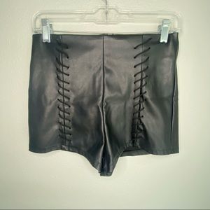 Charlotte Russe Pleather Shorts